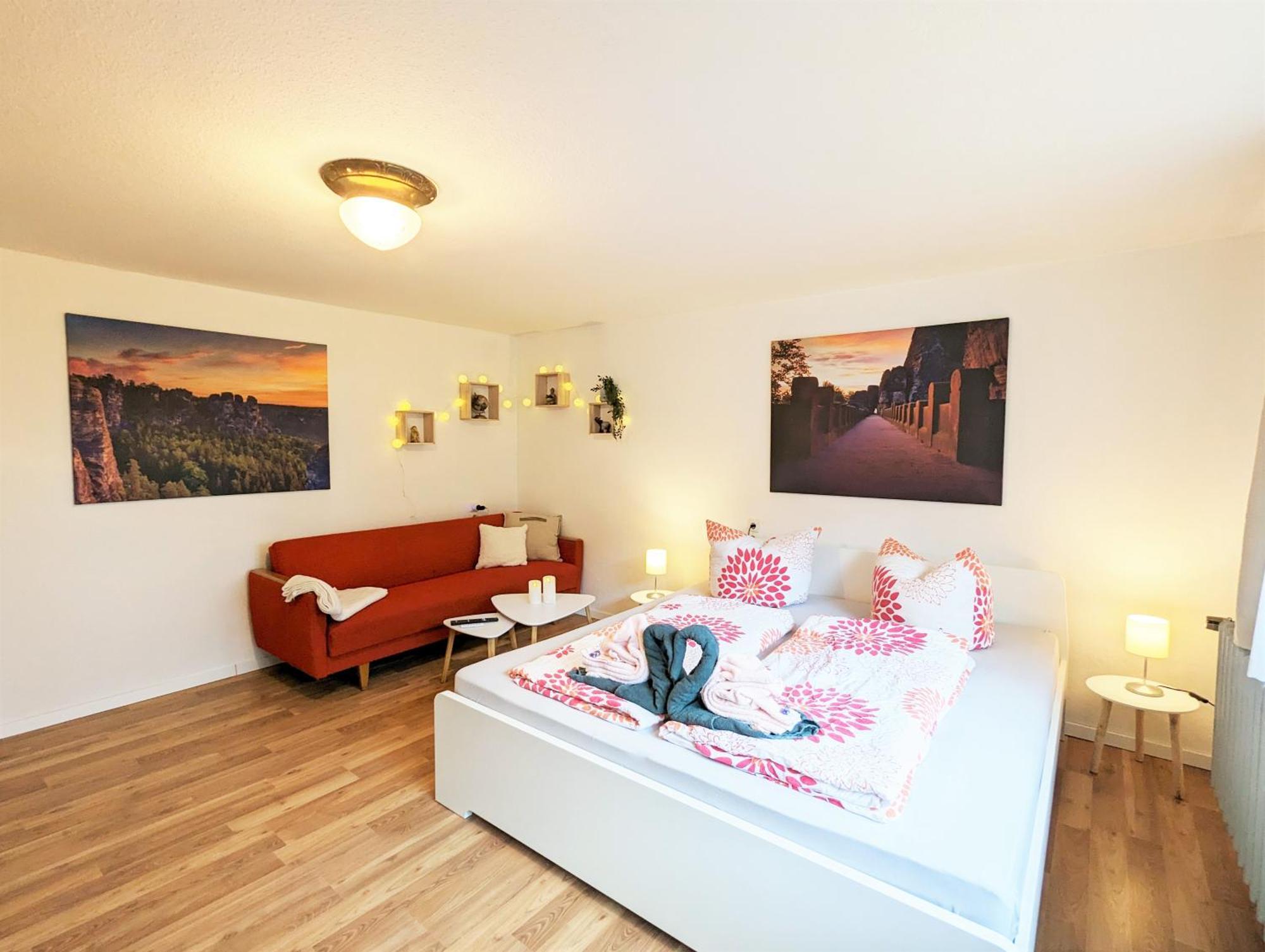 L1 - Urlaubsmagie - Wohnung Fuer 3P Am Wanderweg Sebnitz Exterior foto